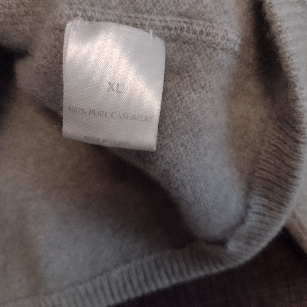 TSE 100% Cashmere Sweater, Grey - Picture 7 of 12